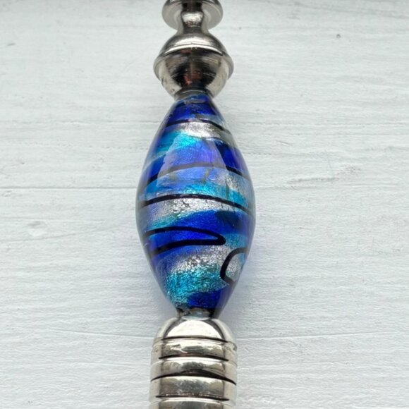 Murano Glass Tipped Spoon Of Venice Art Deco Collection Original Box - Picture 3 of 9